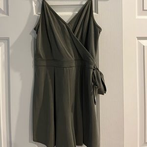 Abercrombie Hunter Green Romper, Size Small